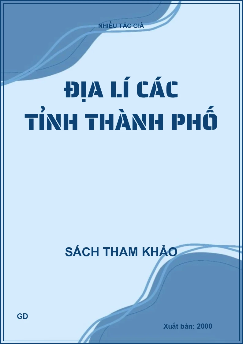 Địa lí các tỉnh thành phố