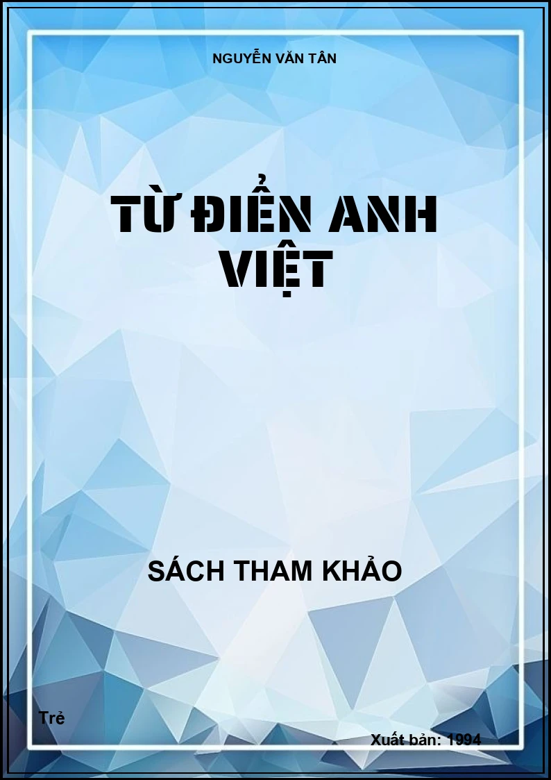 Từ điển Anh Việt