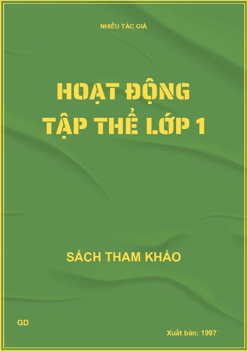 Hoạt động tập thể lớp 1