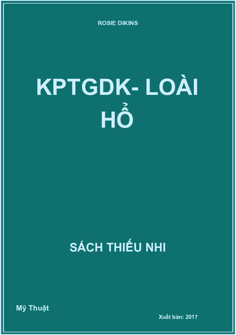 KPTGDK- Loài hổ