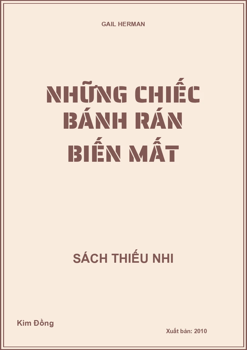 Những chiếc bánh rán biến mất