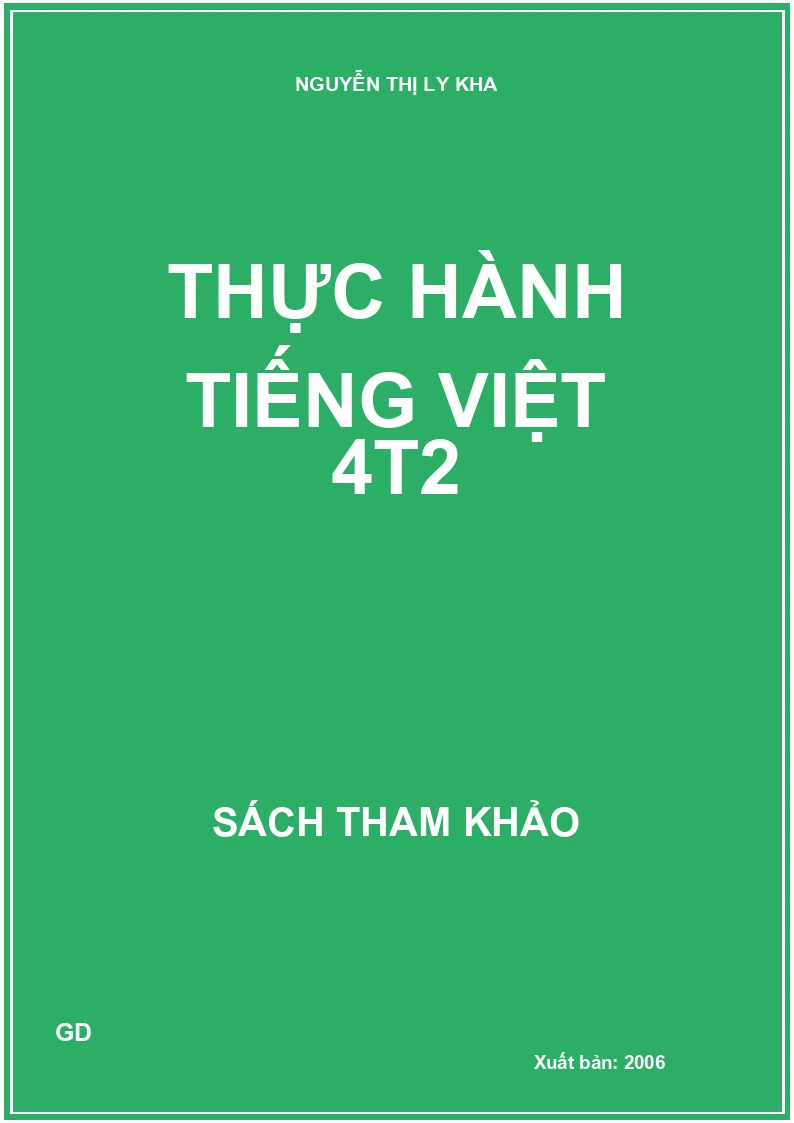 thực hành tiếng Việt 4t2