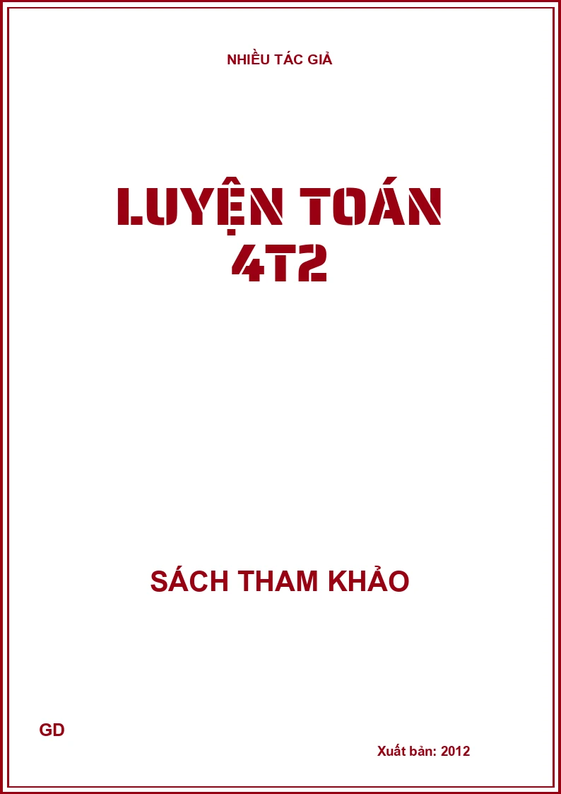 Luyện toán 4T2