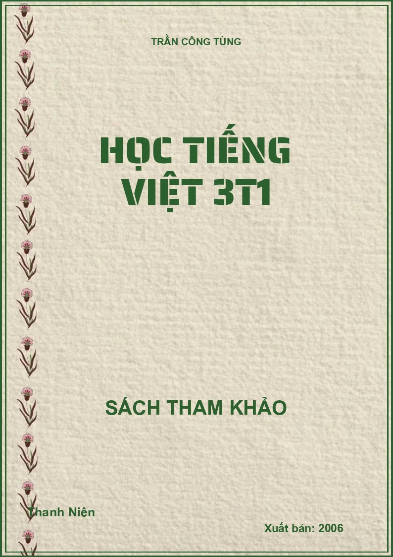 Học tiếng Việt 3t1