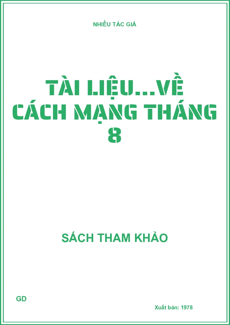 Tài liệu…về cách mạng tháng 8