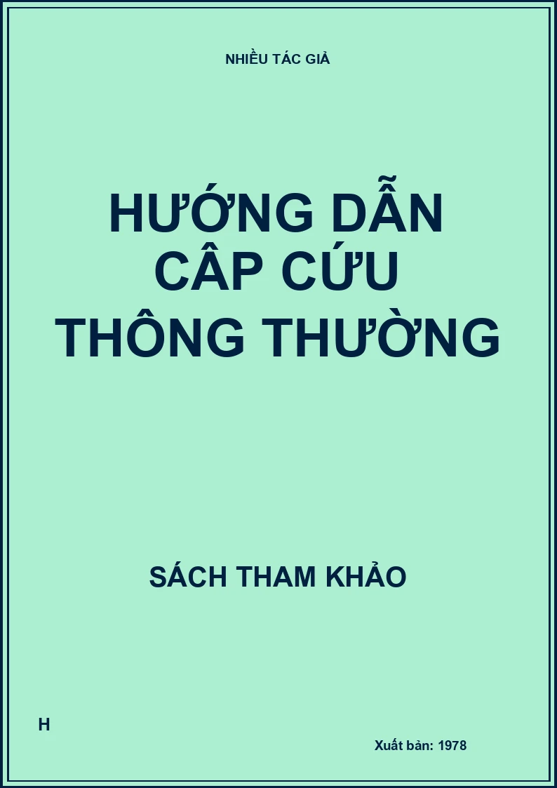 Hướng dẫn câp cứu thông thường