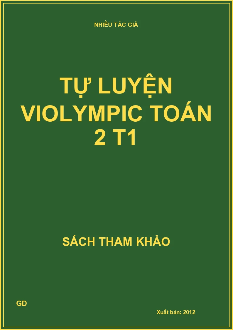 Tự luyện Violympic Toán 2 T1