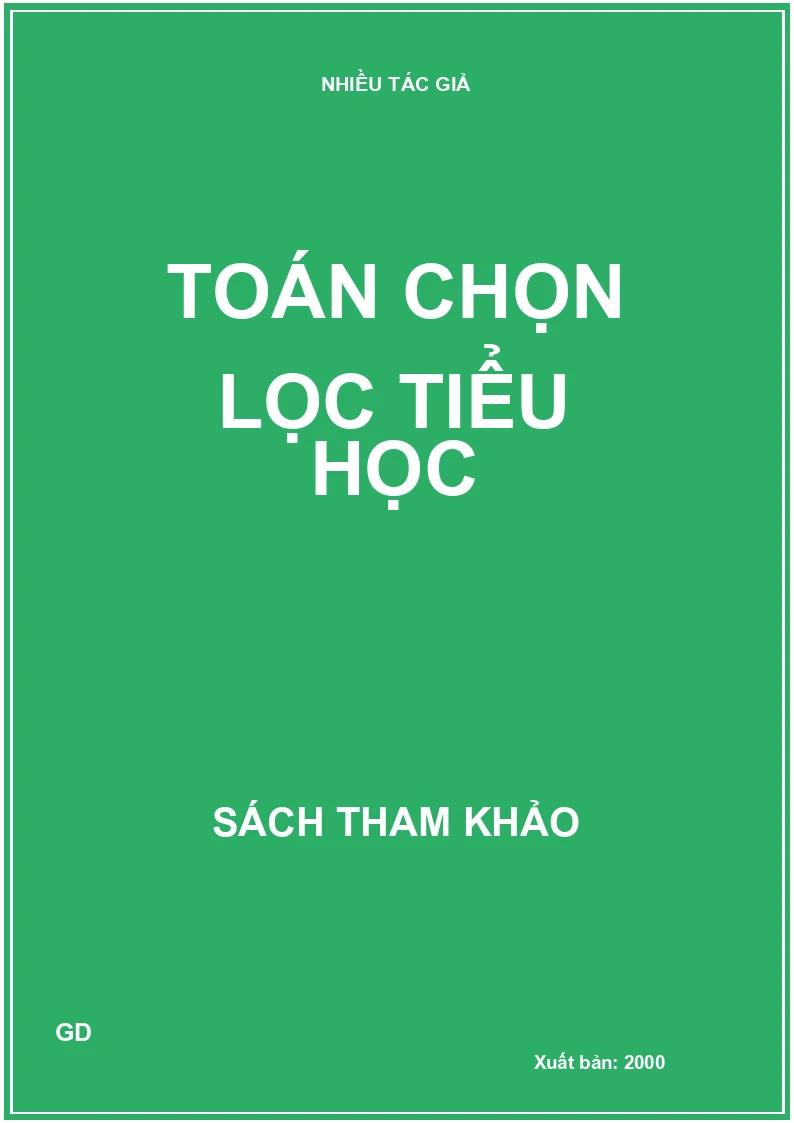 Toán chọn lọc tiểu học