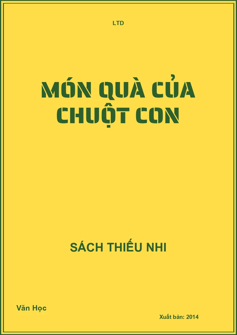 Món quà của chuột con