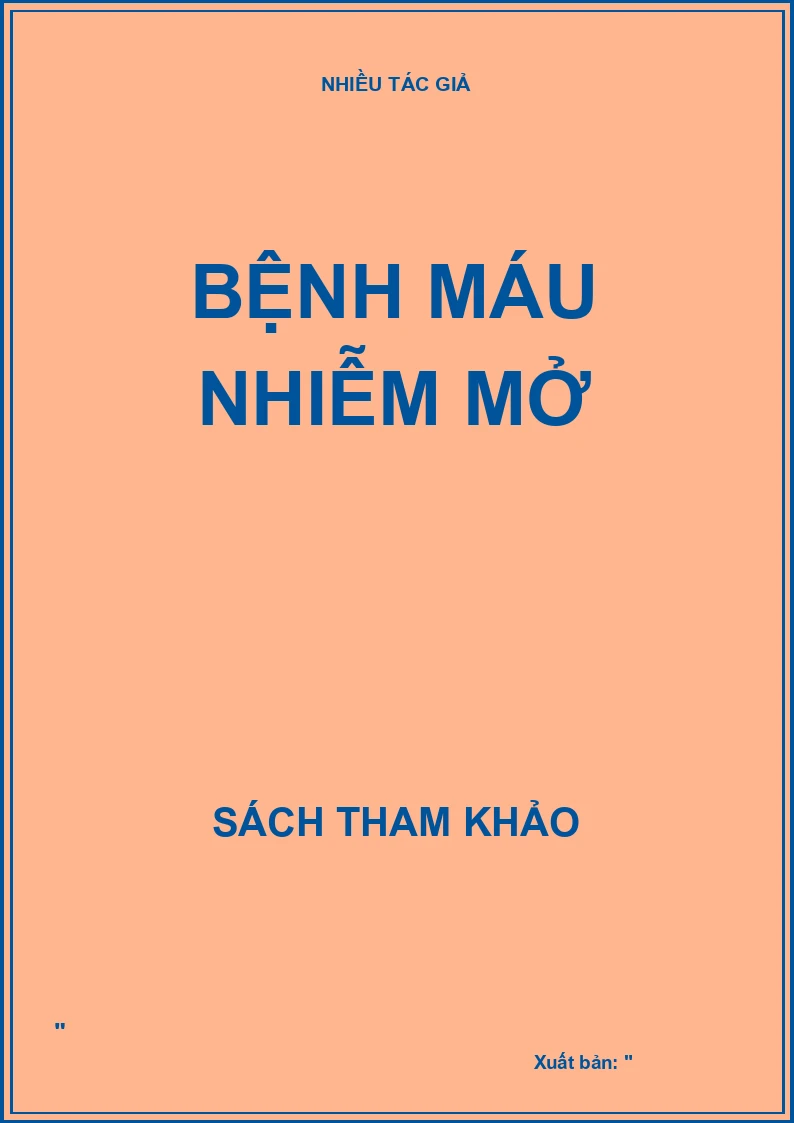 Bệnh máu nhiễm mở