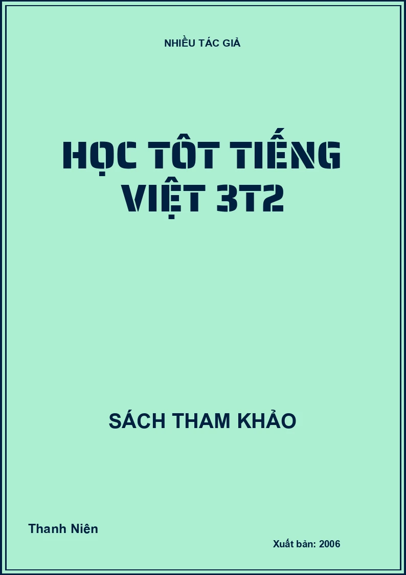 Học tôt tiếng Việt 3t2