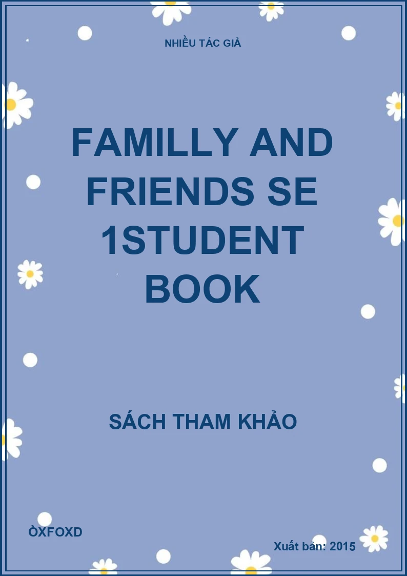 Familly and Friends SE 1Student book