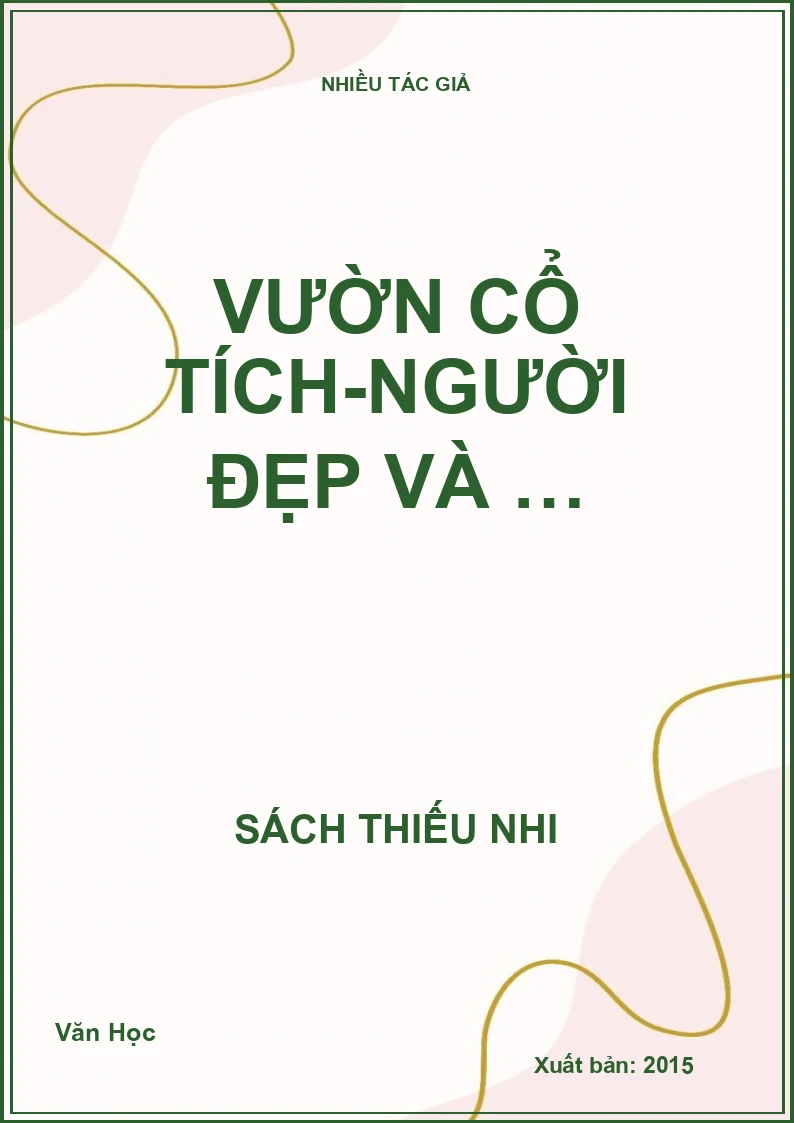 Vườn cổ tích-Người đẹp và …