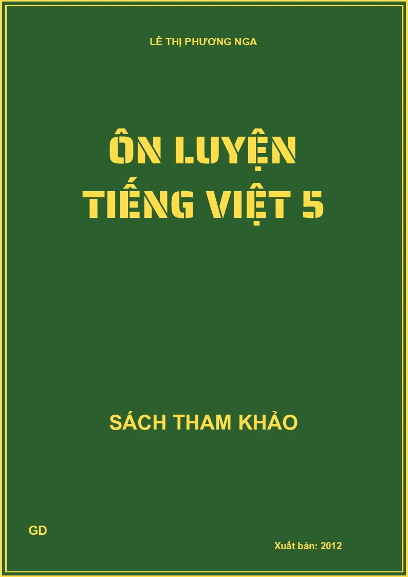 Ôn luyện Tiếng Việt 5