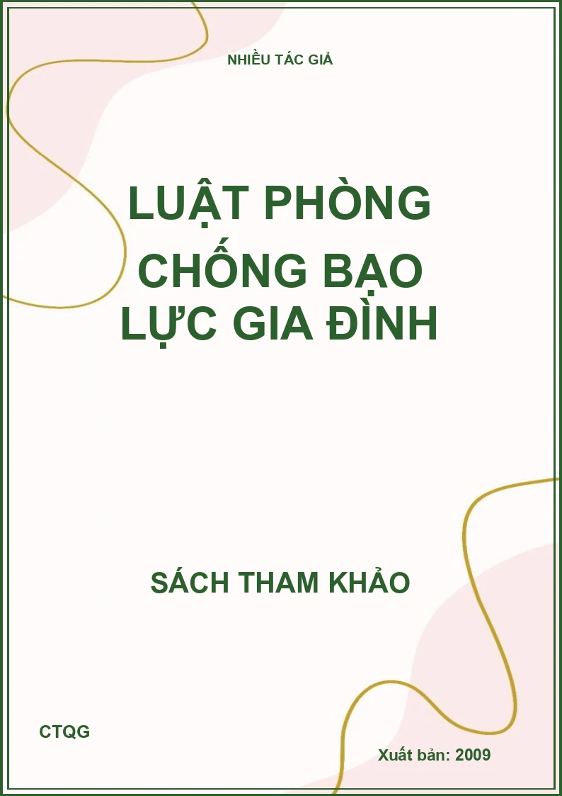 Luật phòng chống bạo lực gia đình