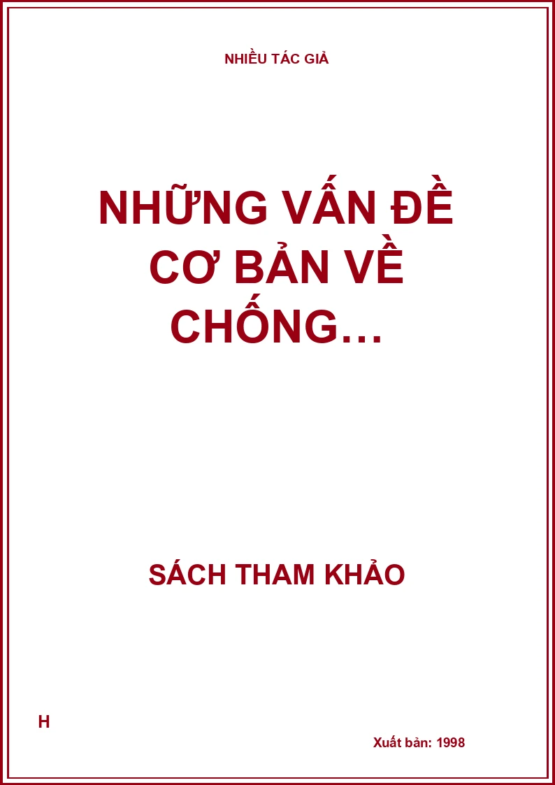Những vấn đề cơ bản về chống…
