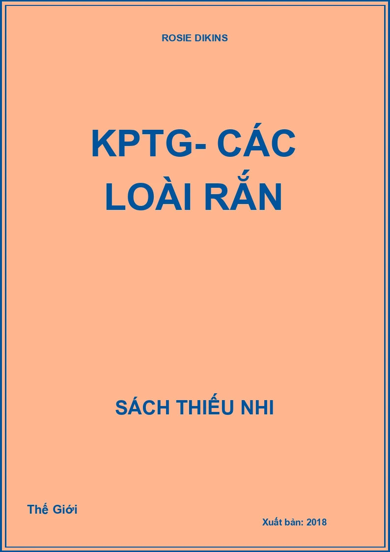 KPTG- Các loài rắn