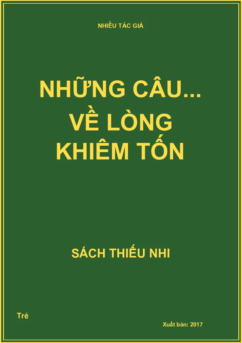 Những câu... về lòng khiêm tốn