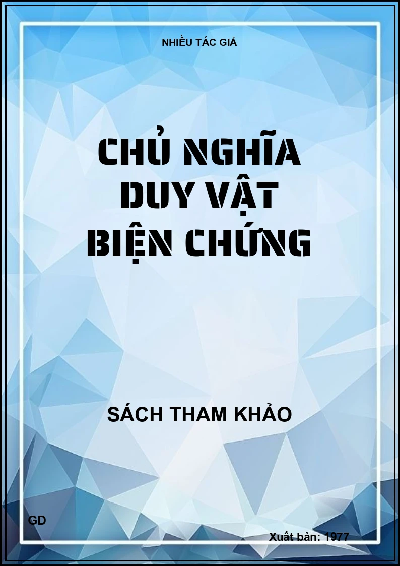 Chủ nghĩa duy vật biện chứng