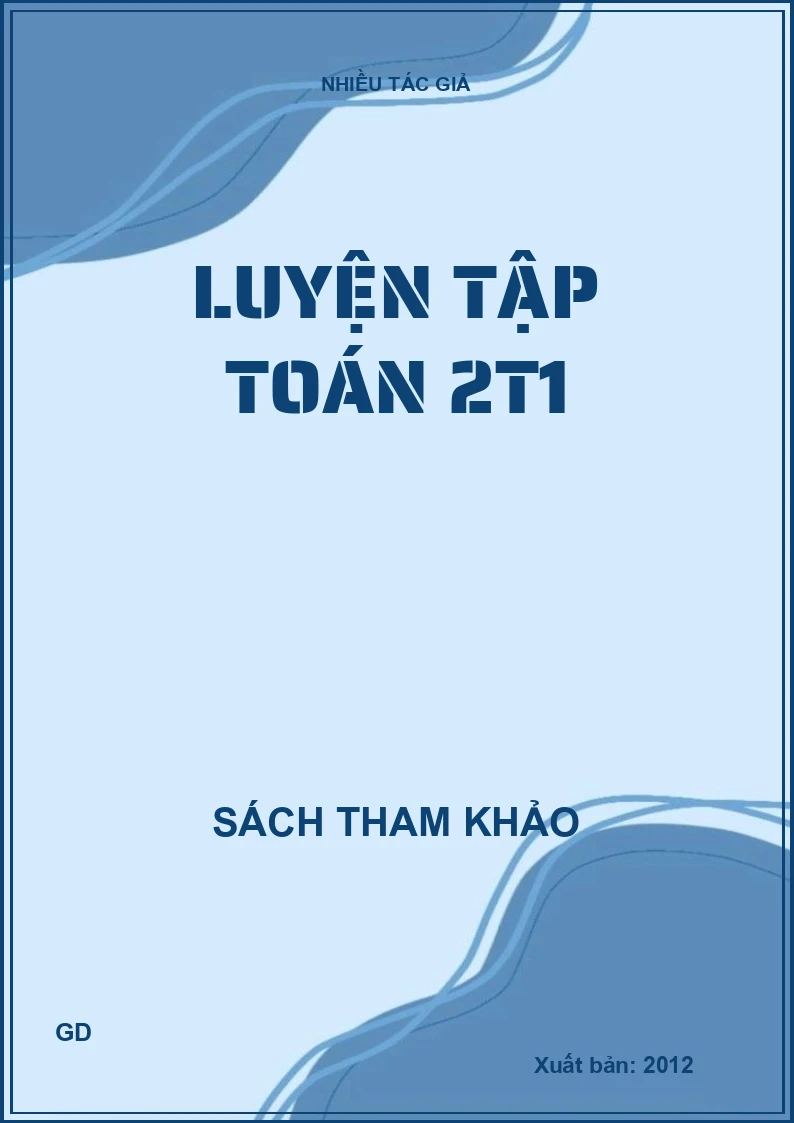 Luyện tập toán 2t1