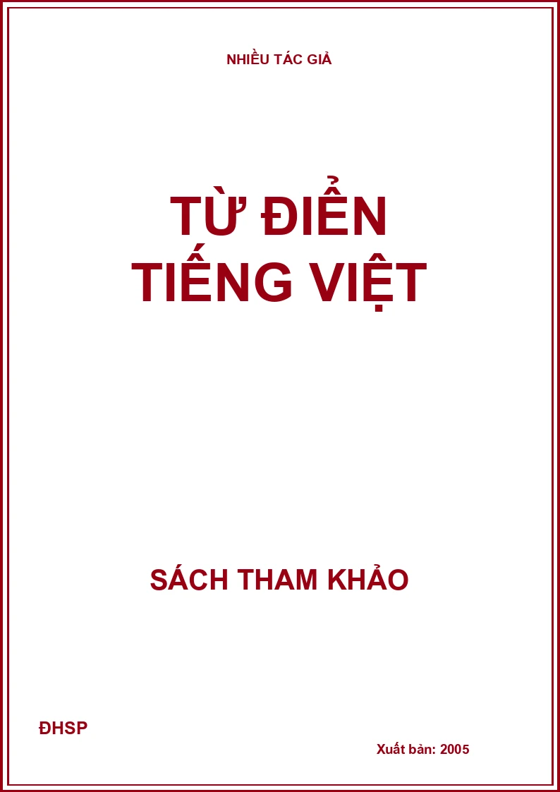 Từ điển Tiếng Việt
