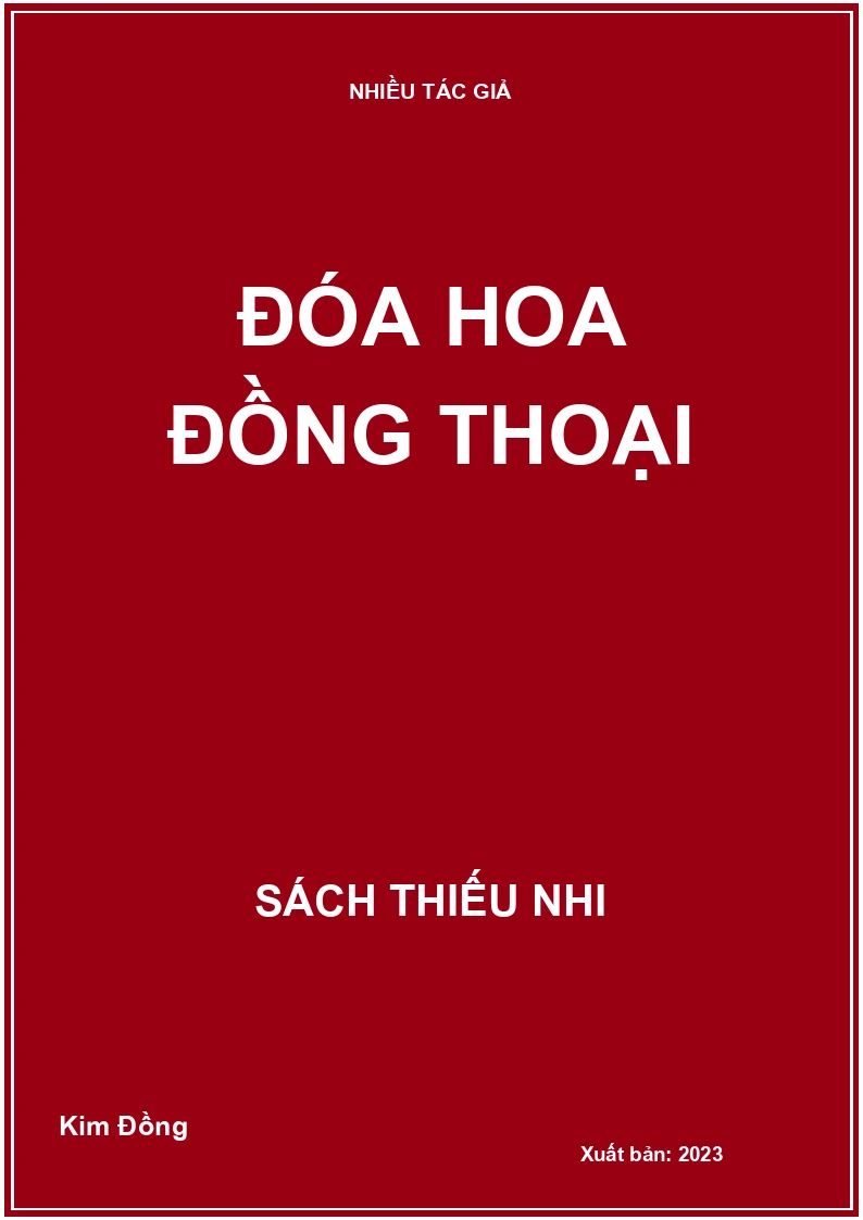 Đóa hoa đồng thoại