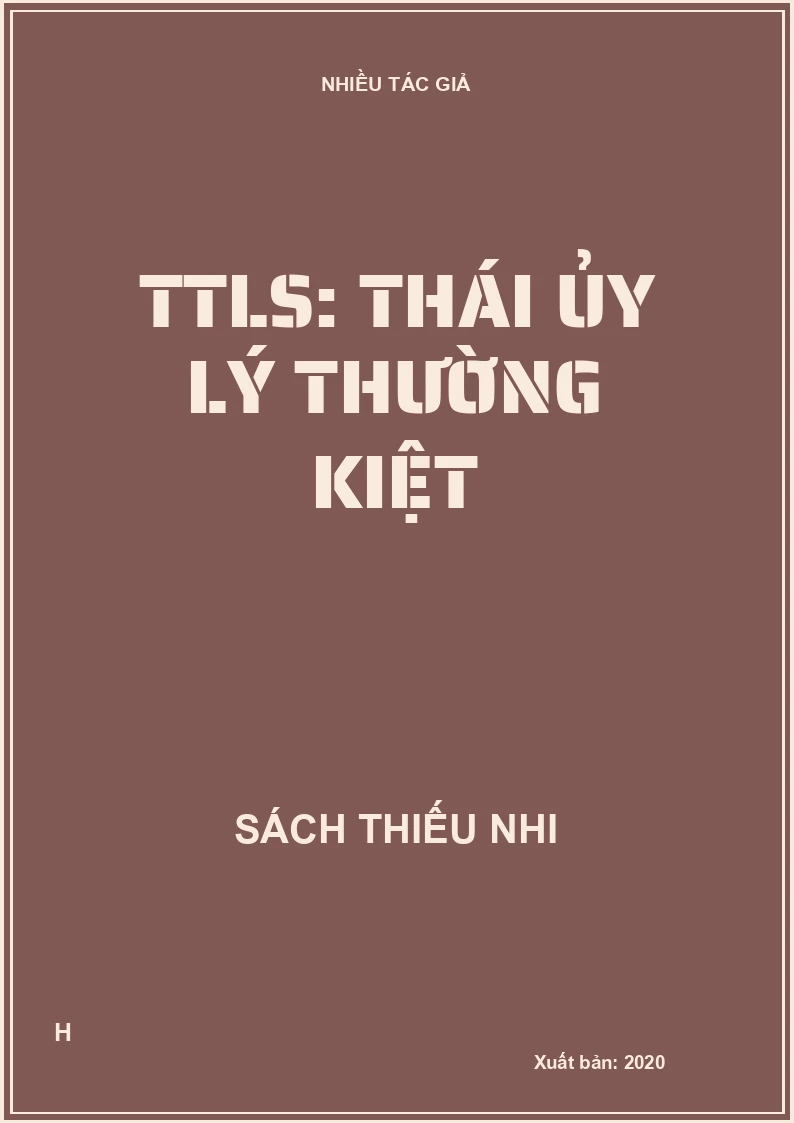 TTLS: Thái ủy Lý Thường Kiệt