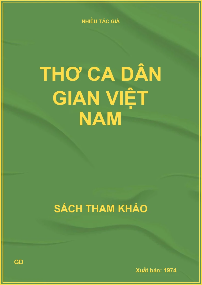 Thơ ca dân gian Việt Nam