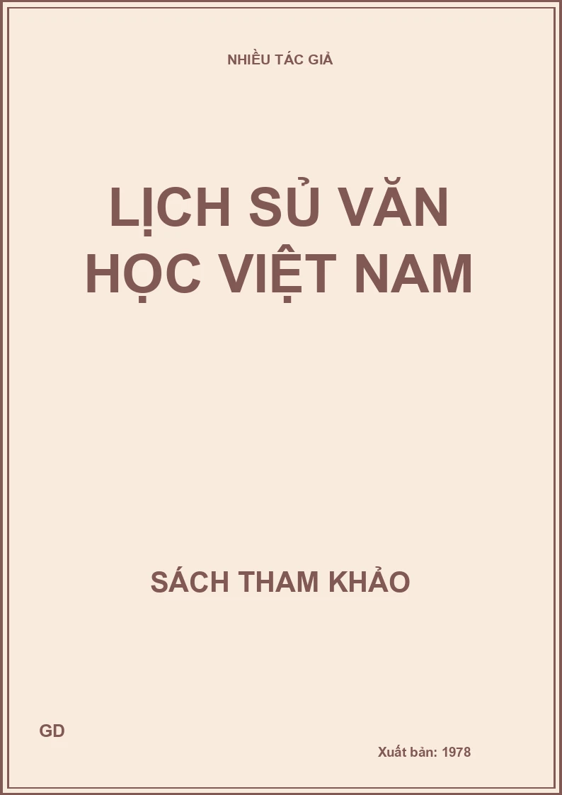 Lịch sủ văn học Việt Nam