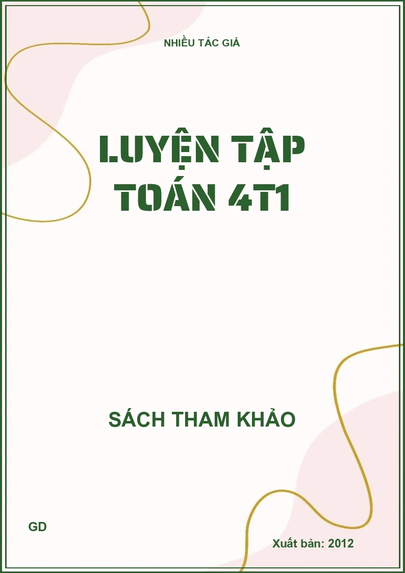 Luyện tập toán 4t1