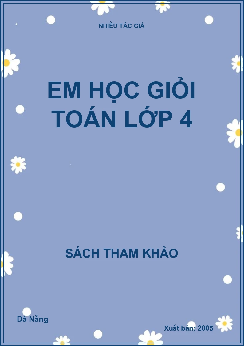 Em học giỏi Toán Lớp 4
