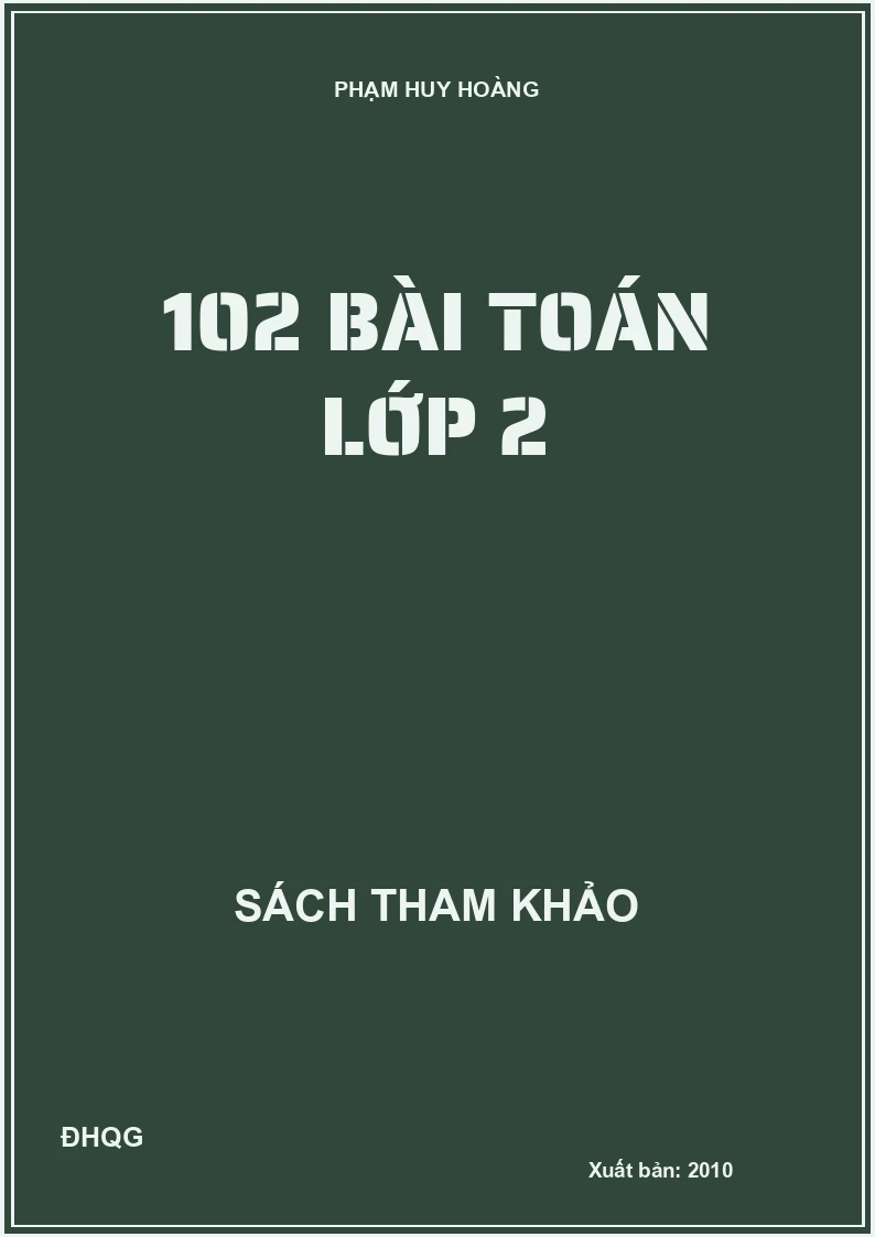 102 bài toán lớp 2