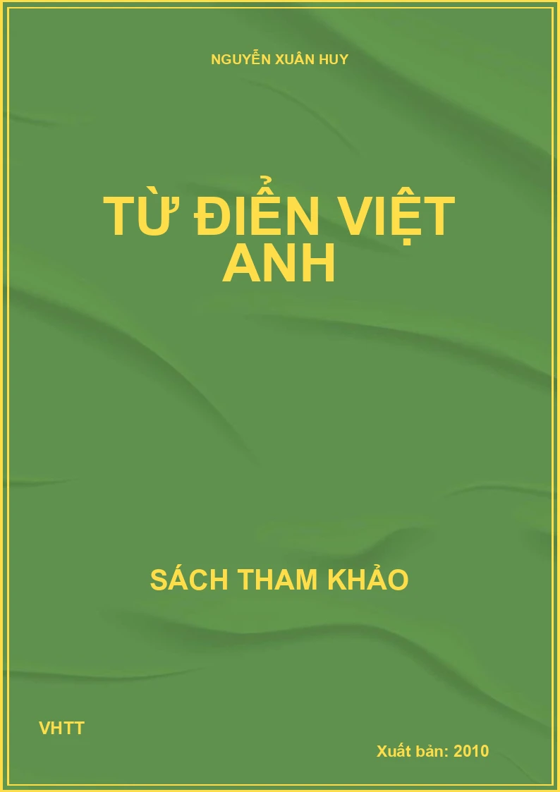 Từ điển Việt Anh