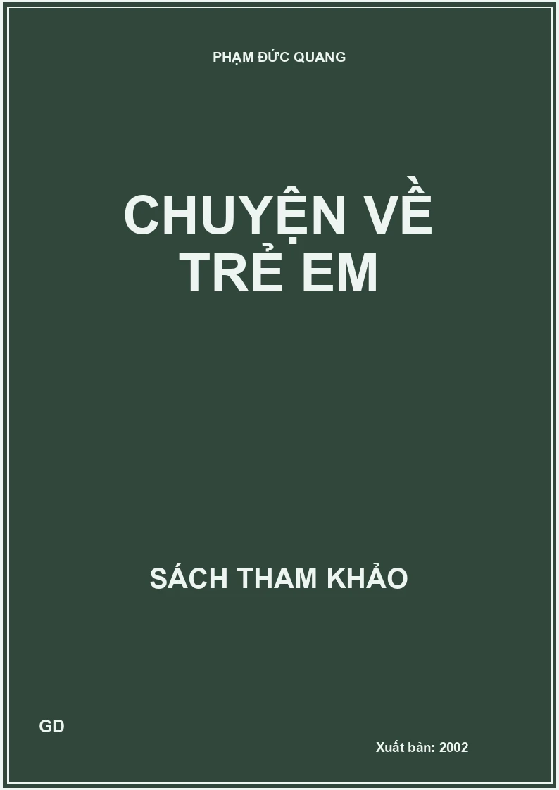 Chuyện về trẻ em