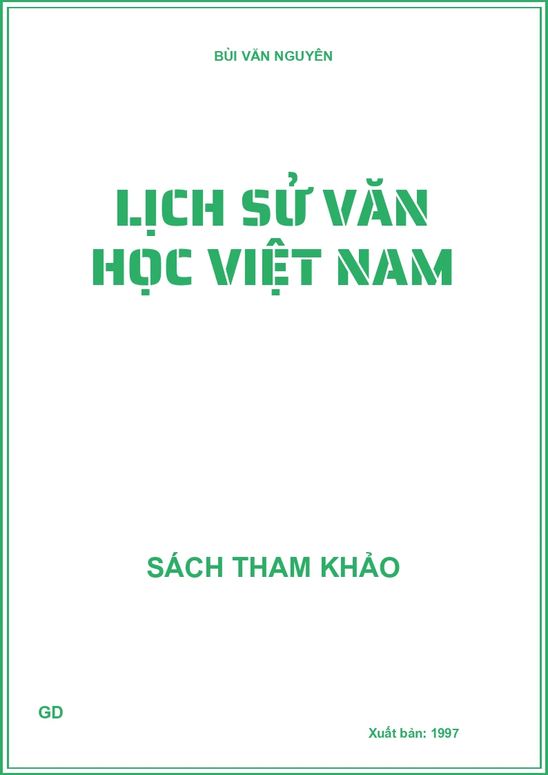 Lịch sử văn học Việt Nam