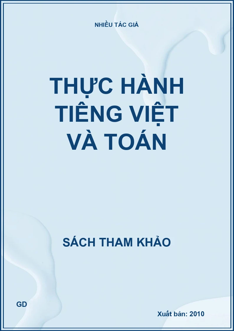 Thực hành tiêng việt và toán