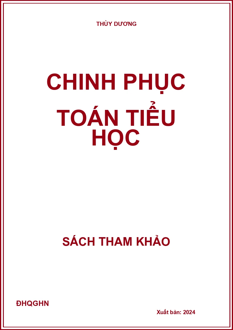Chinh phục Toán tiểu học