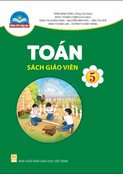 Sách giáo viên Toán 5 - Chân Trời Sáng Tạo