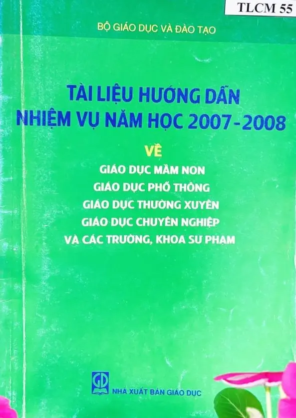 TÀI LIỆU HƯỚNG DẪN NHIỆM VỤ NĂM HỌC 2007-2008