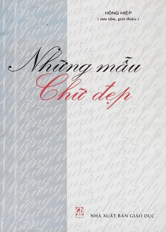 NHỮNG MẪU CHỮ ĐẸP