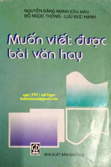 MUỐN VIẾT ĐƯỢC BÀI VĂN HAY