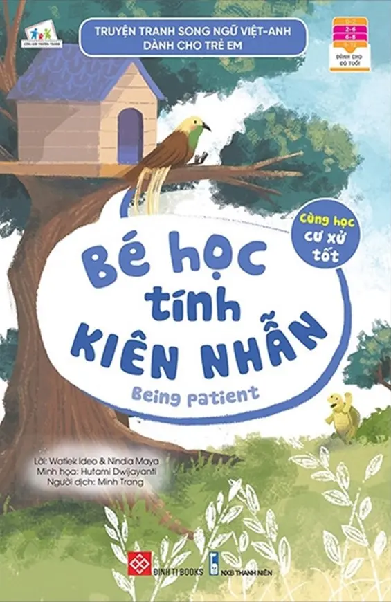 Truyện tranh song ngữ Việt - Anh - Bé học tính kiên nhẫn