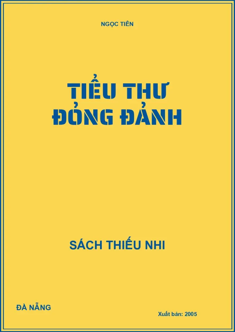 TIỂU THƯ ĐỎNG ĐẢNH
