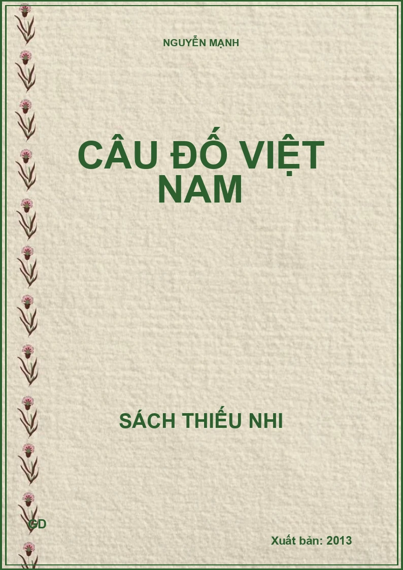 CÂU ĐỐ VIỆT NAM