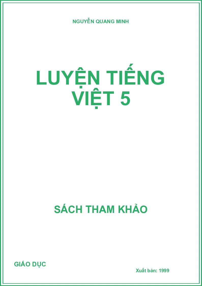 LUYỆN TIẾNG VIỆT 5