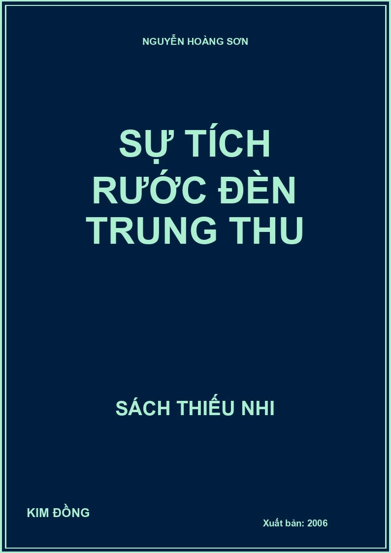 SỰ TÍCH RƯỚC ĐÈN TRUNG THU