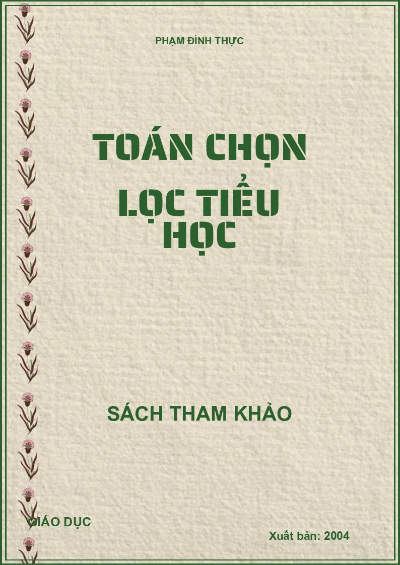 TOÁN CHỌN LỌC TIỂU HỌC