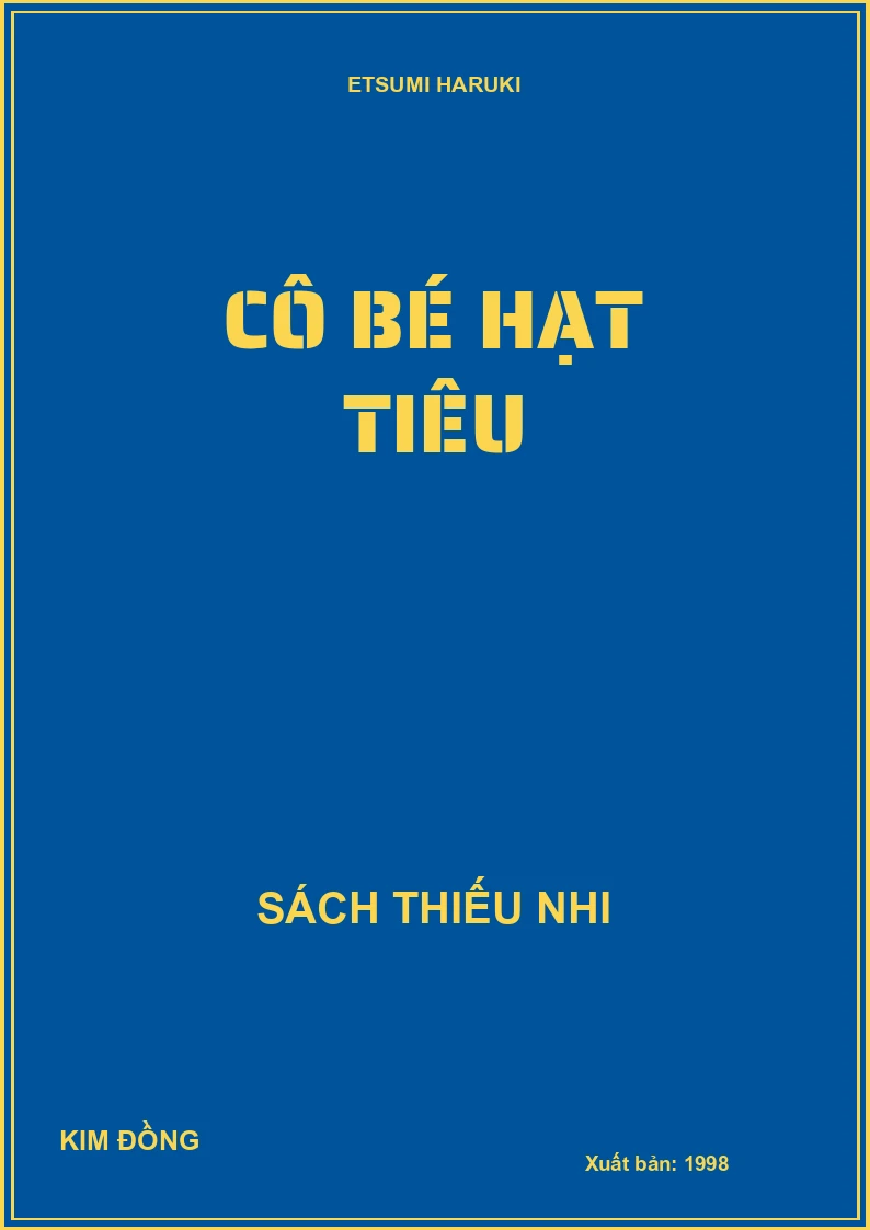 CÔ BÉ HẠT TIÊU