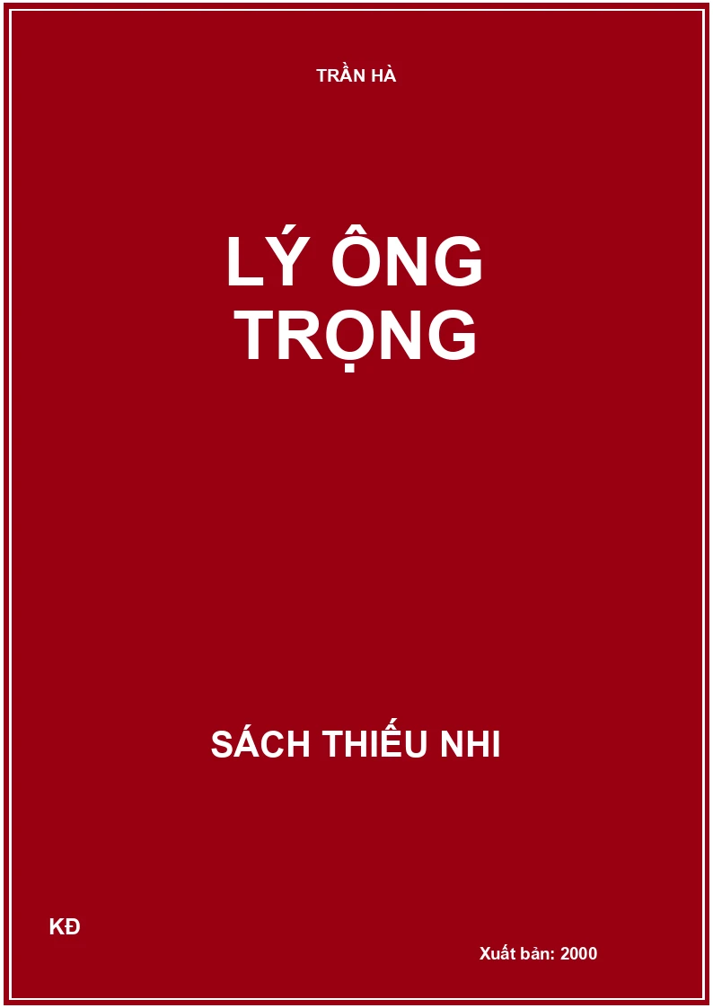 LÝ ÔNG TRỌNG