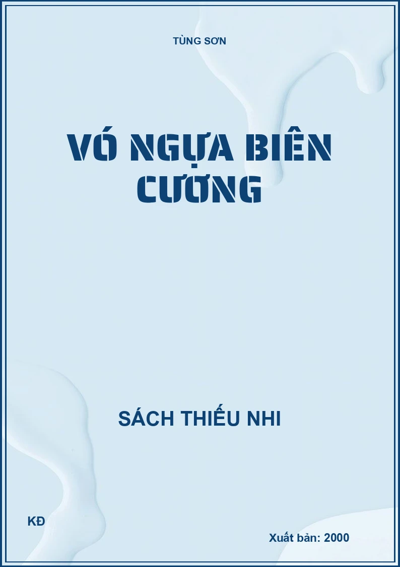 VÓ NGỰA BIÊN CƯƠNG